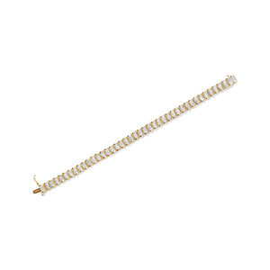 14K Gold White Diamond Tennis Bracelet