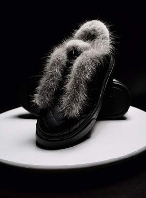 Canada Sansar Triple-Plush Fur Sneakers