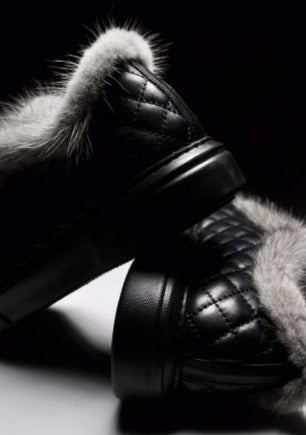 Canada Sansar Triple-Plush Fur Sneakers