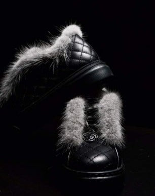 Canada Sansar Triple-Plush Fur Sneakers