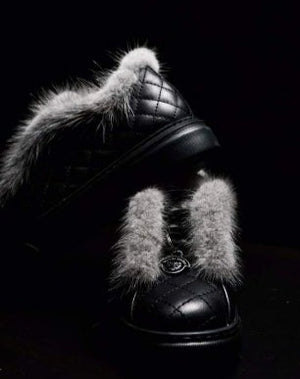 Canada Sansar Triple-Plush Fur Sneakers