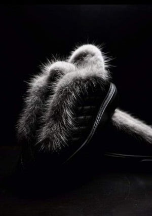 Canada Sansar Triple-Plush Fur Sneakers