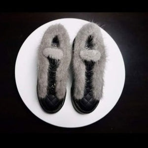 Canada Sansar Triple-Plush Fur Sneakers